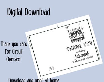 Digital download card JW Thank you Circuit Overseer