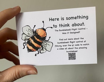 Mini postcards JW Bee was it designed informal witnessing