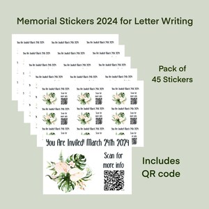 JW Stickers - Autumn Floral Stickers for Letter Writing