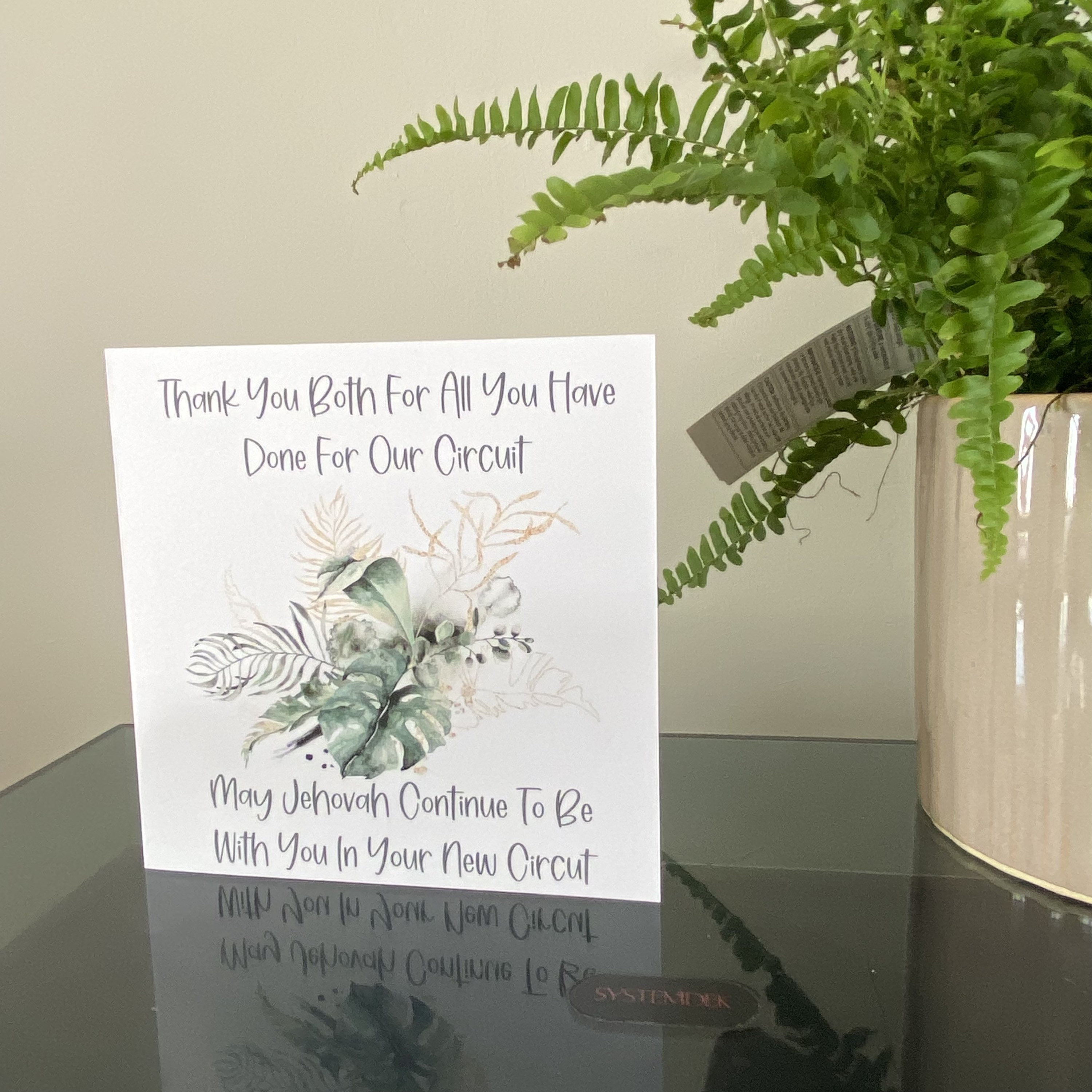★ メナード オーセント Thank you ギフト ★ JW Circuit Overseer Thank You Card - Etsy