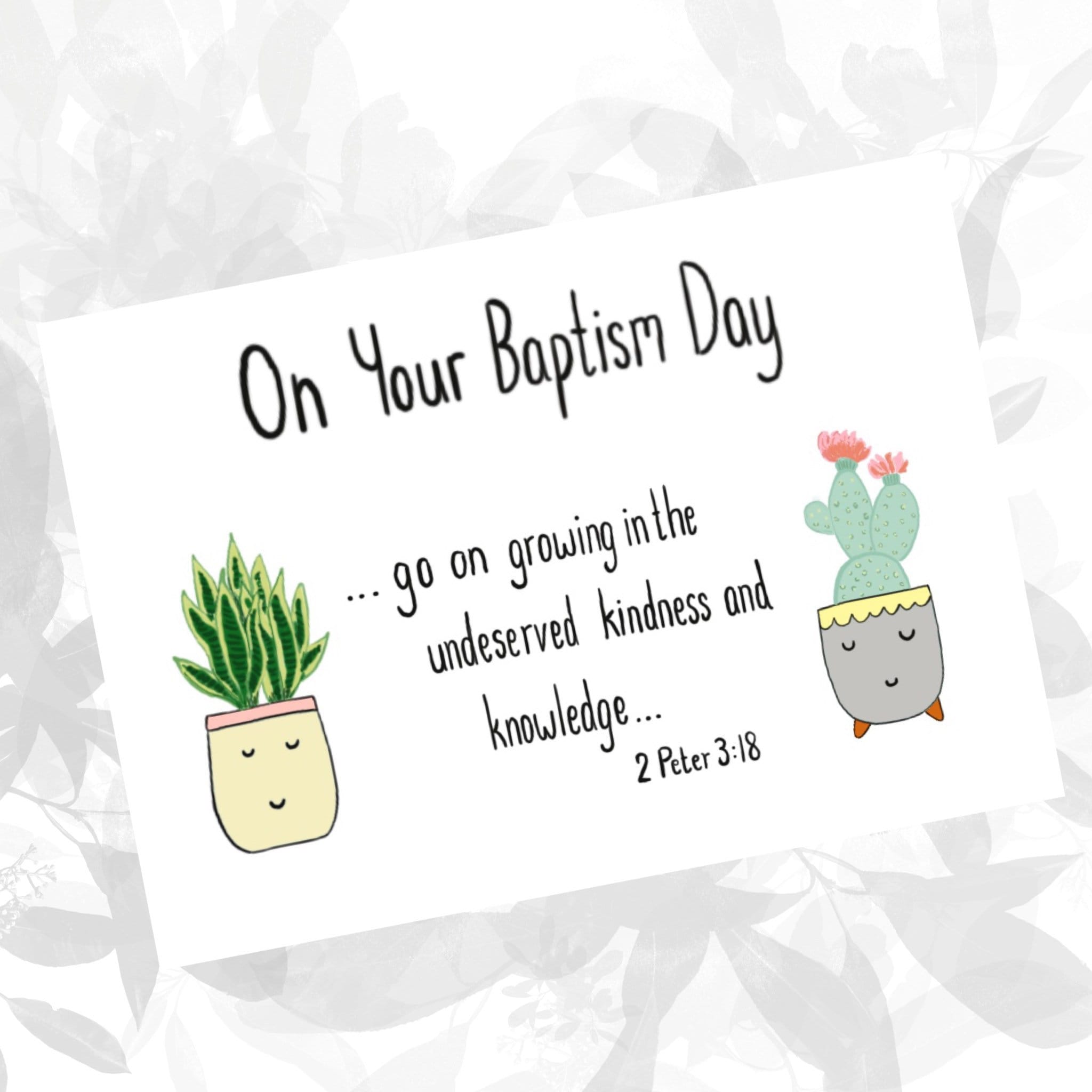 JW Baptism Card Etsy