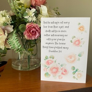 Carte de sympathie et d'encouragement JW