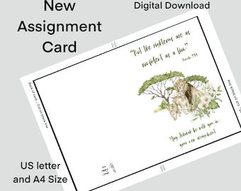 Digital Download Card JW new assignment
