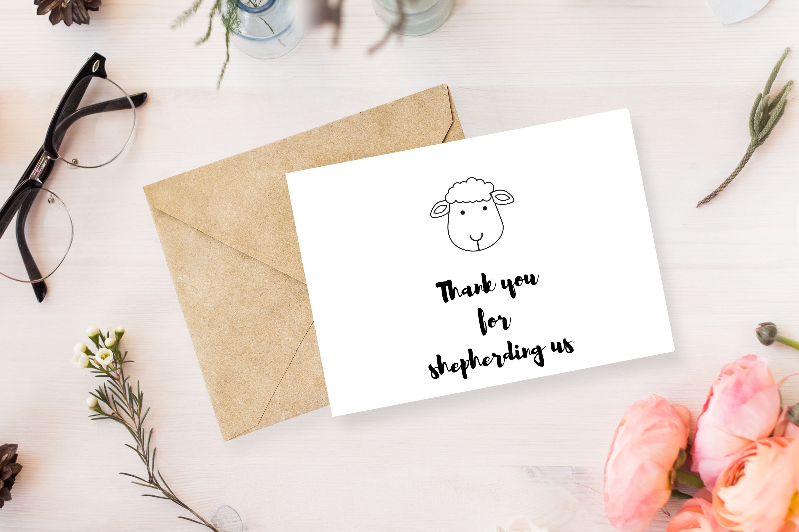 Tarjeta de agradecimiento de JW elder Etsy