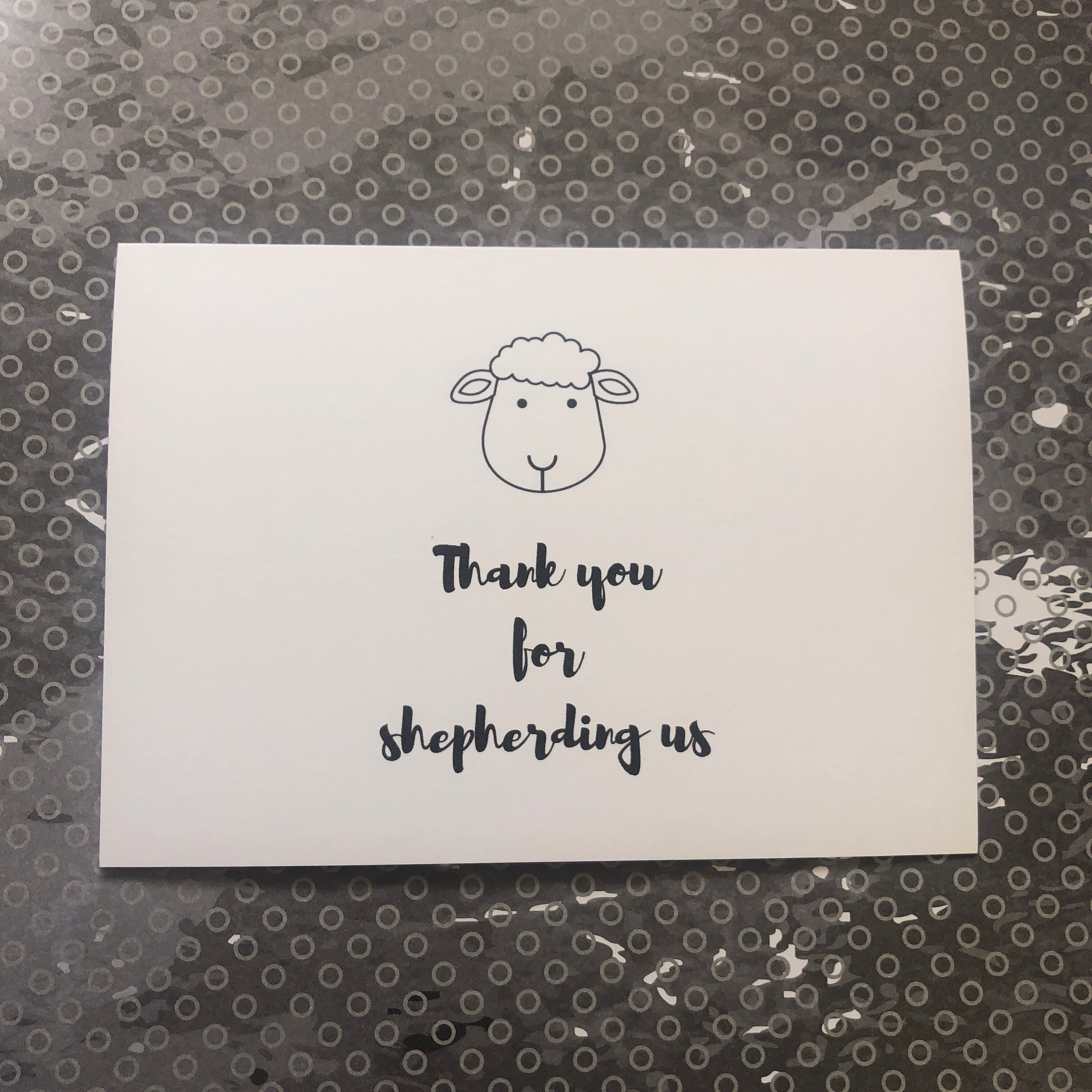 Tarjeta de agradecimiento de JW elder Etsy