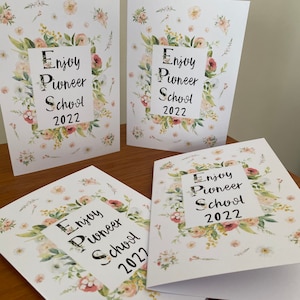 Lot de cartes Pioneer School mis à jour avec les cartes 2025 JW