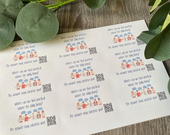 JW Stickers, Daily Advice with QR Code (45 ct)