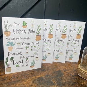 Lot de cartes pour femme âgée JW