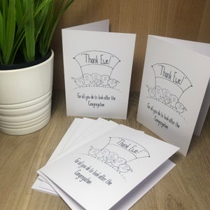 Pack of 7 little cards for elders JW thank you