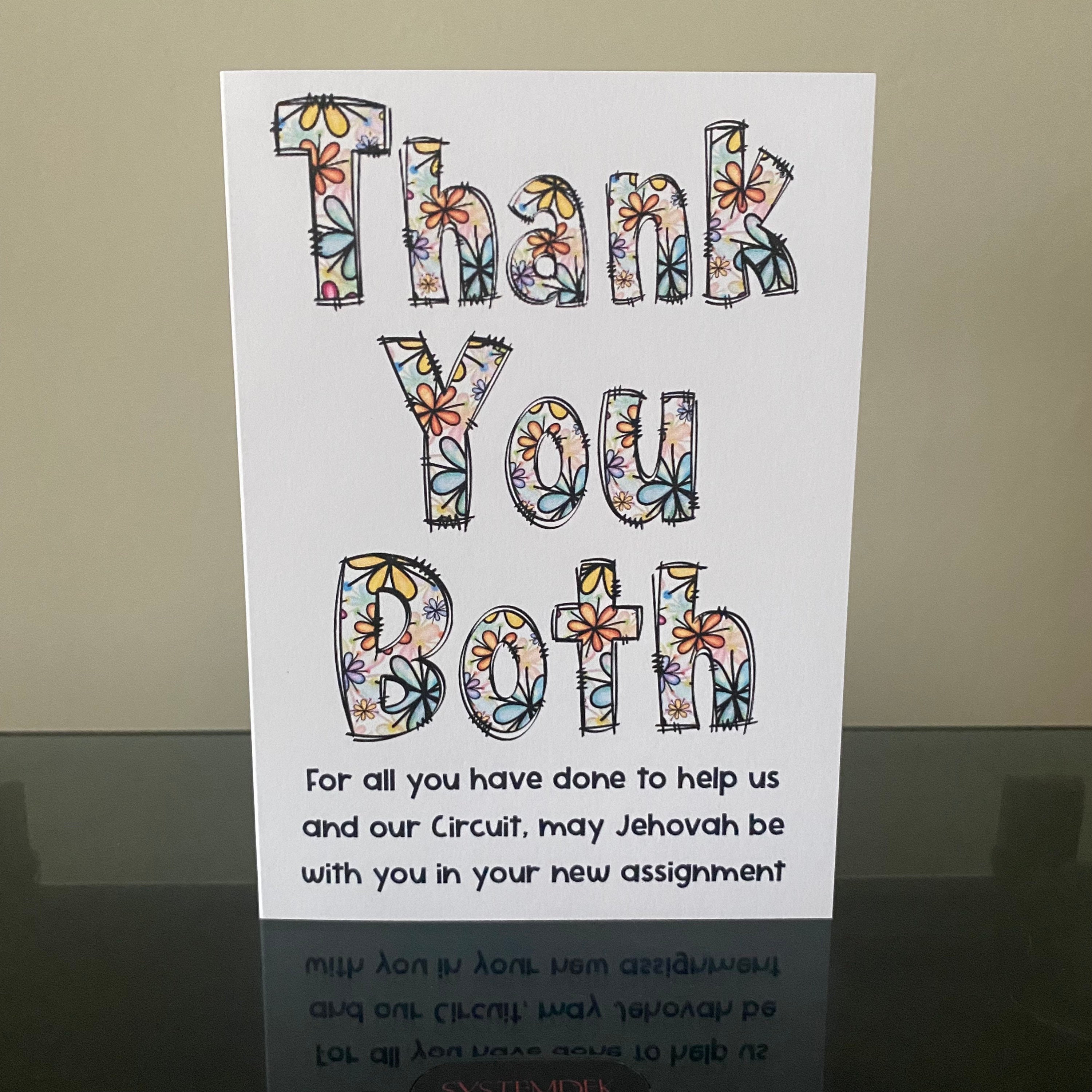 JW Circuit Overseer Thank You Card - Etsy