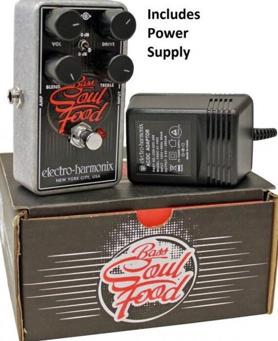 Electro Harmonix Bass Soul Food Transparent Overdrive - Etsy Singapore Electro Harmonix Bass Soul Food Transparent Overdrive - Etsy Singapore