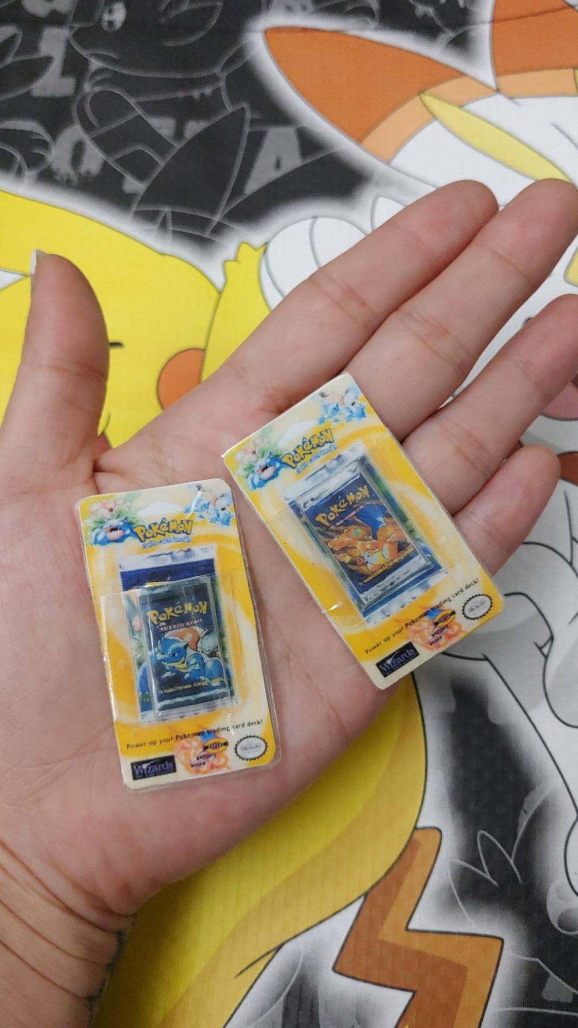 1 pack of 5 Tiny pokemon cards in vintage wrapper | Etsy