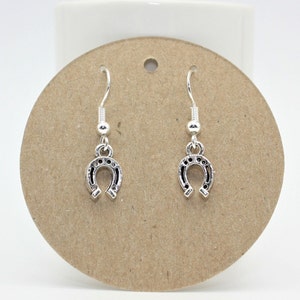 Horseshoe earrings, horse jewellery, horse jewelry, horse lover, horse gifts, horseriding gift, good luck gift, horserider, horse riding