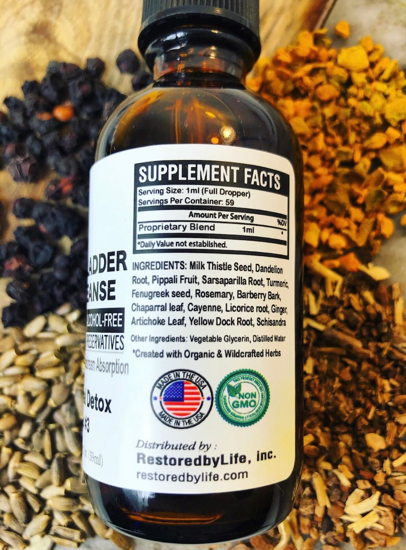 Liver Gallbladder & Spleen Cleanse Organic Liquid Detox Etsy