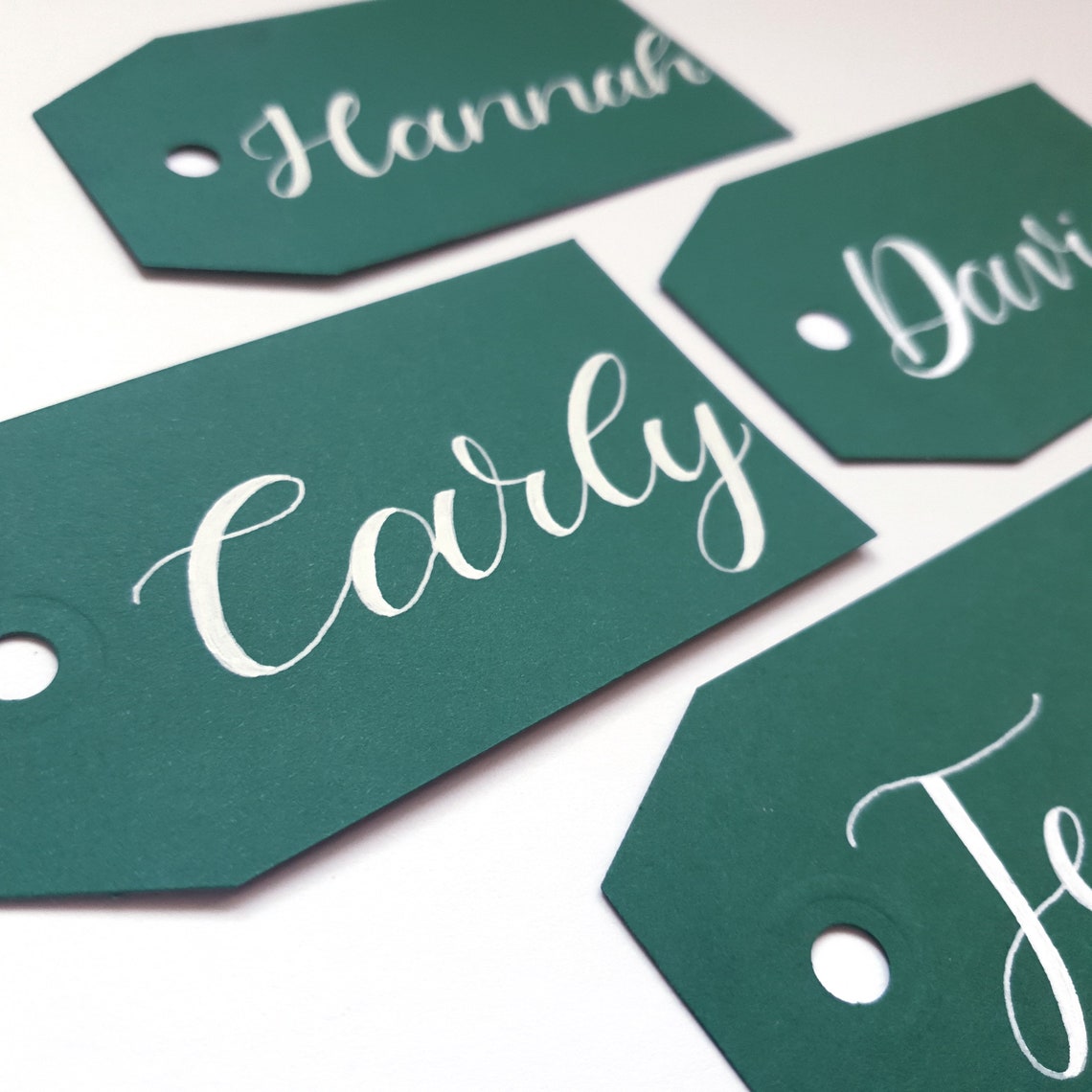 Green Name Tags Printable