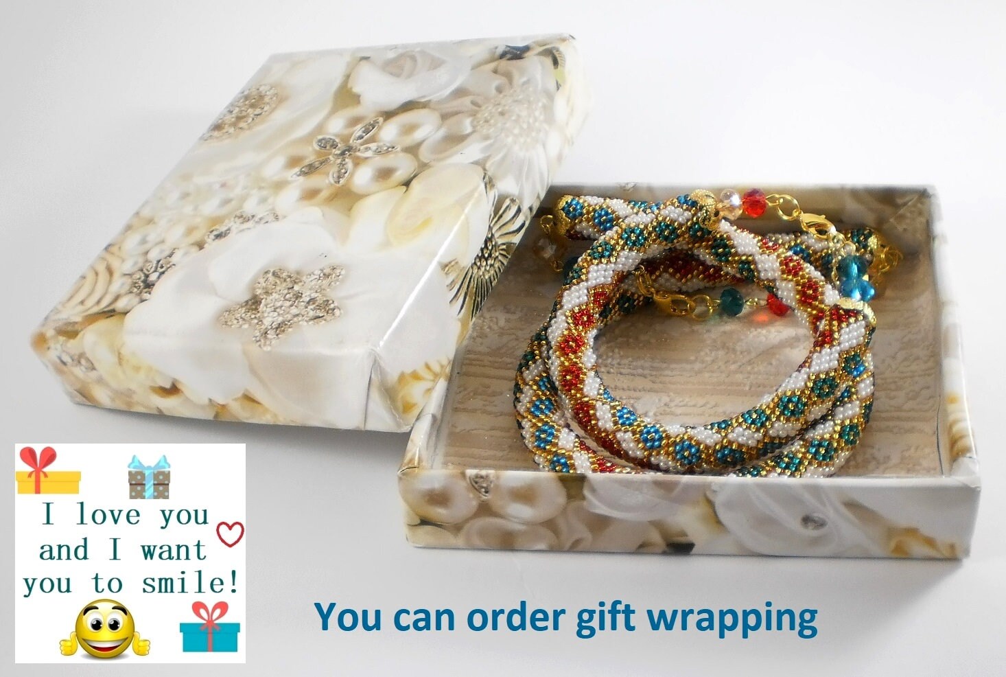 Jewelery set beaded rope necklace and bracelet geometric and Etsy