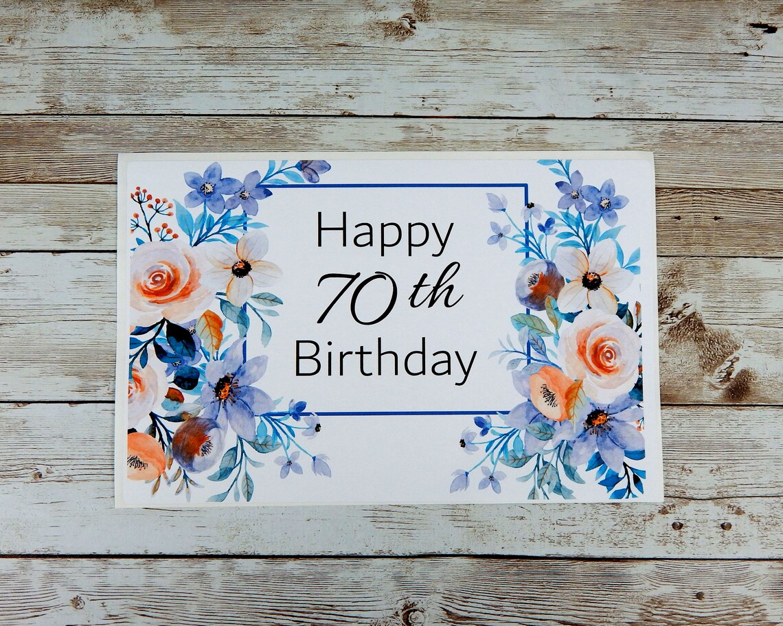 Coffee Lovers 70th Birthday Gift Basket with Coffee Mug Etsy