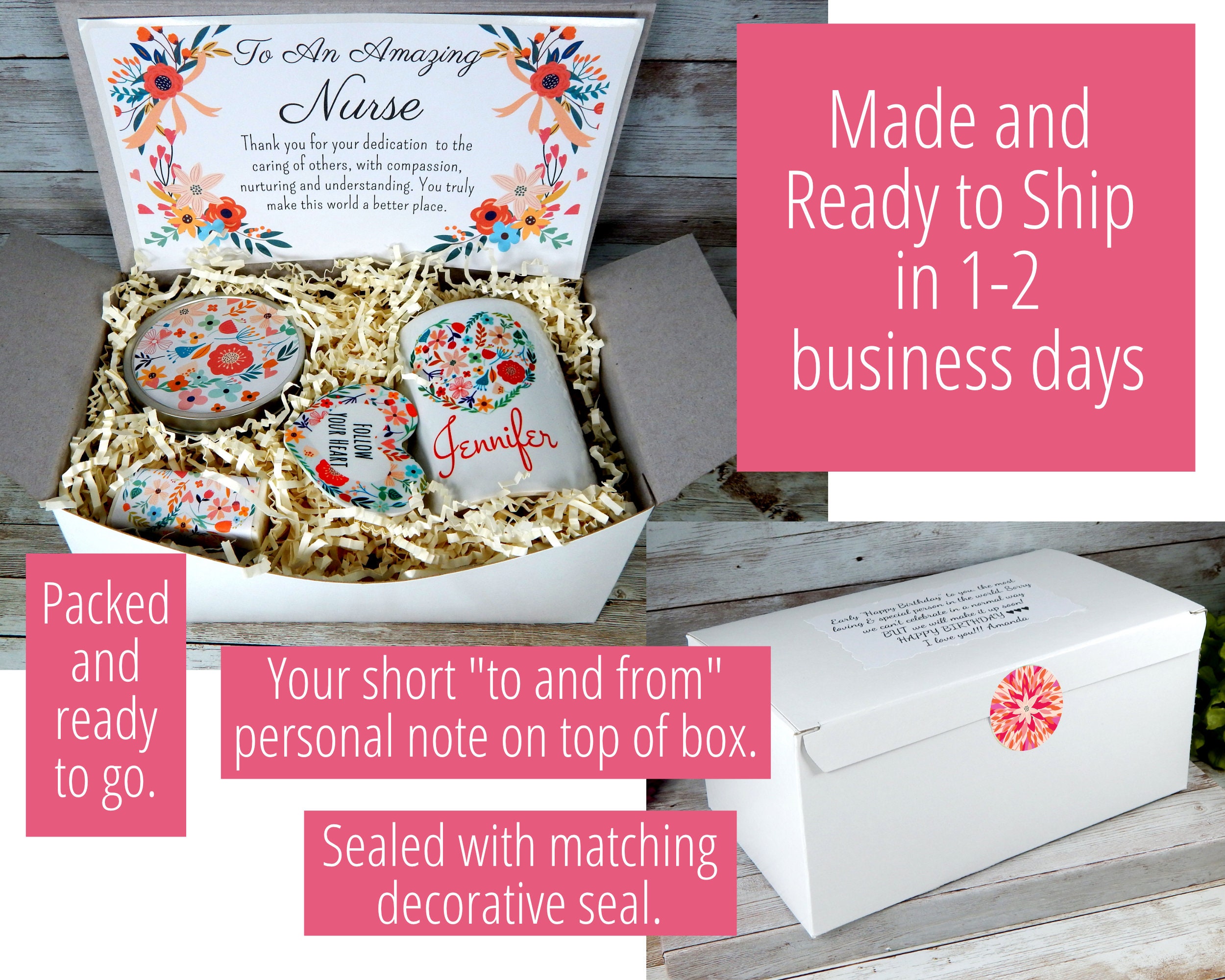 Gift to Send to an Amazing Nurse Thank You Gifts For Nurses Etsy