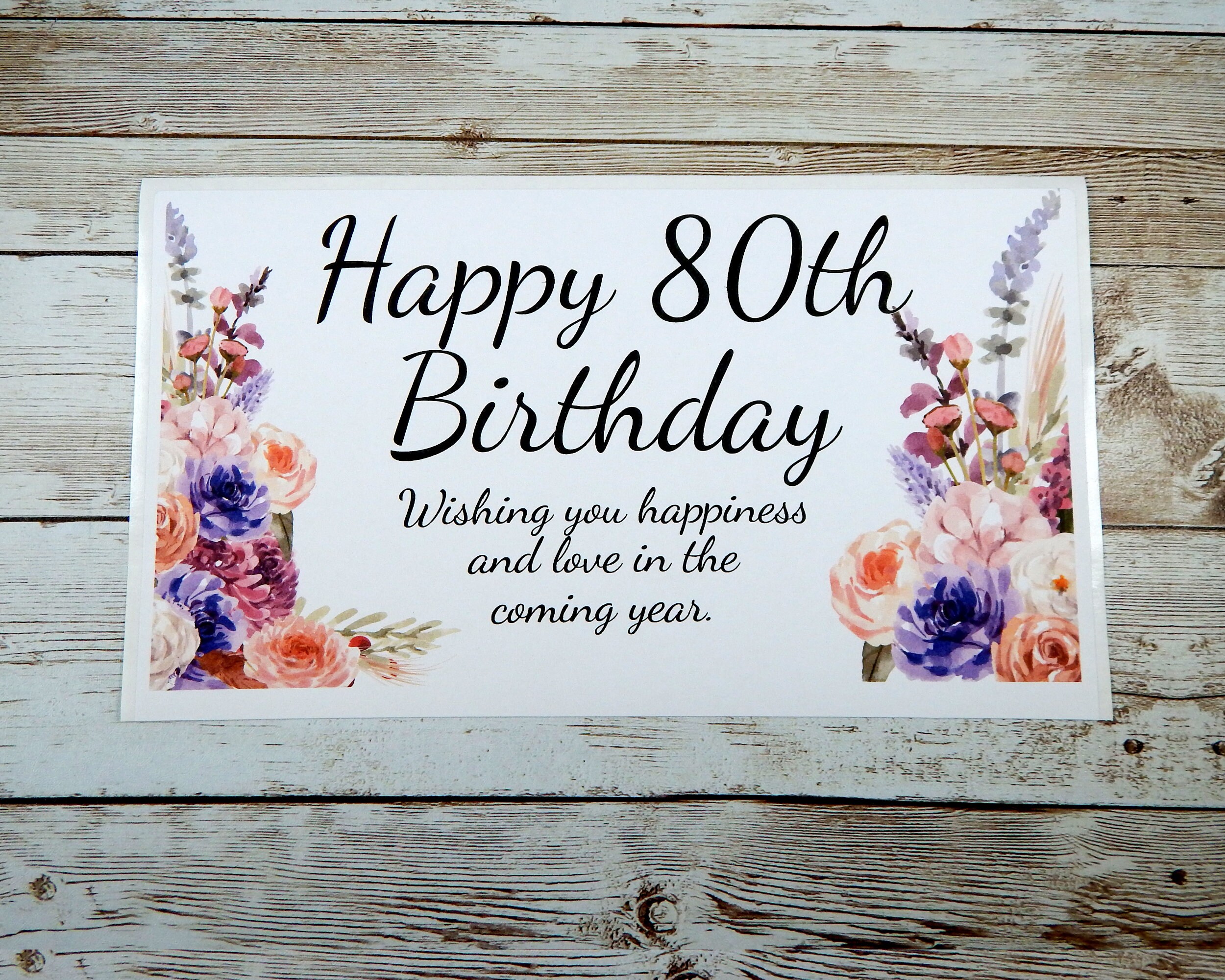 80th Birthday Gift Idea Gift Basket for Her 80th Grandmas Etsy