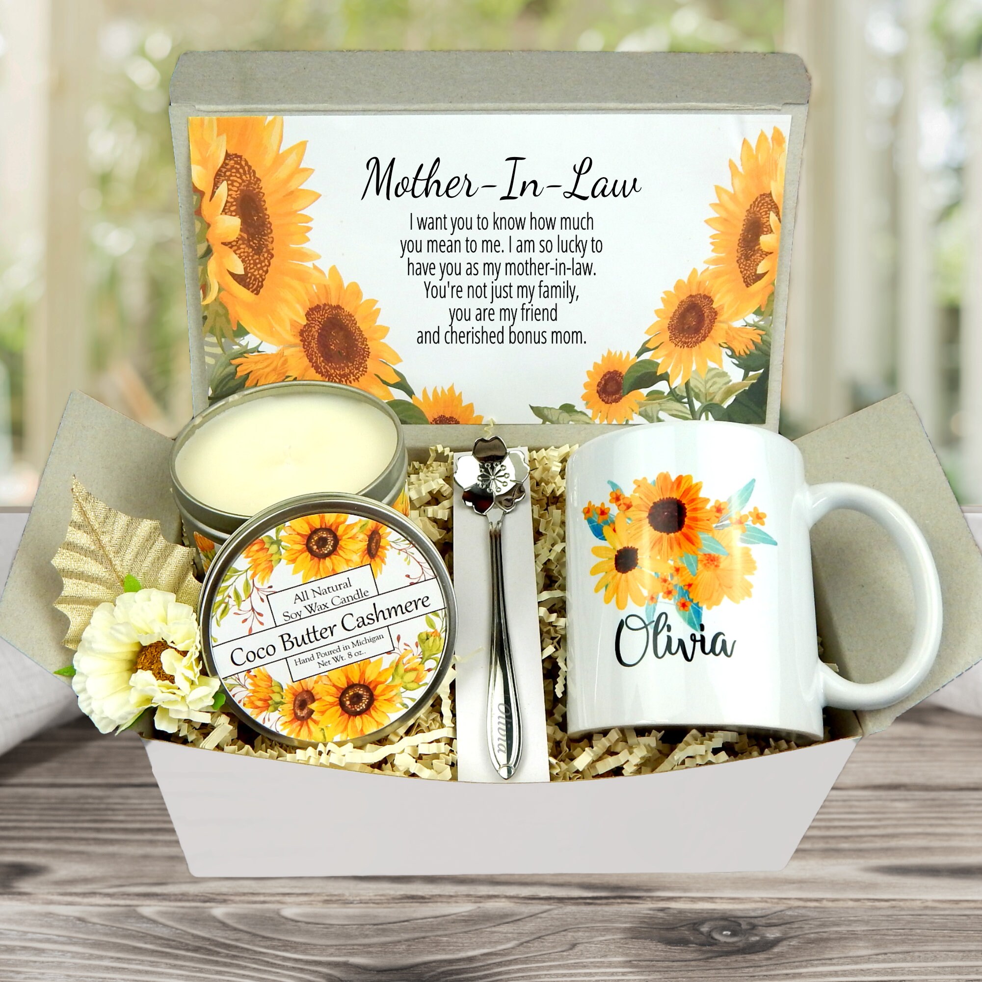  GIFTAGIRL Mother in Law, Mothers Day or Birthday Gifts -  Lovely Mother in Law Gifts with a Beautiful Message and Meaning, A Very  Unique Gift Idea for Any Occasion, and