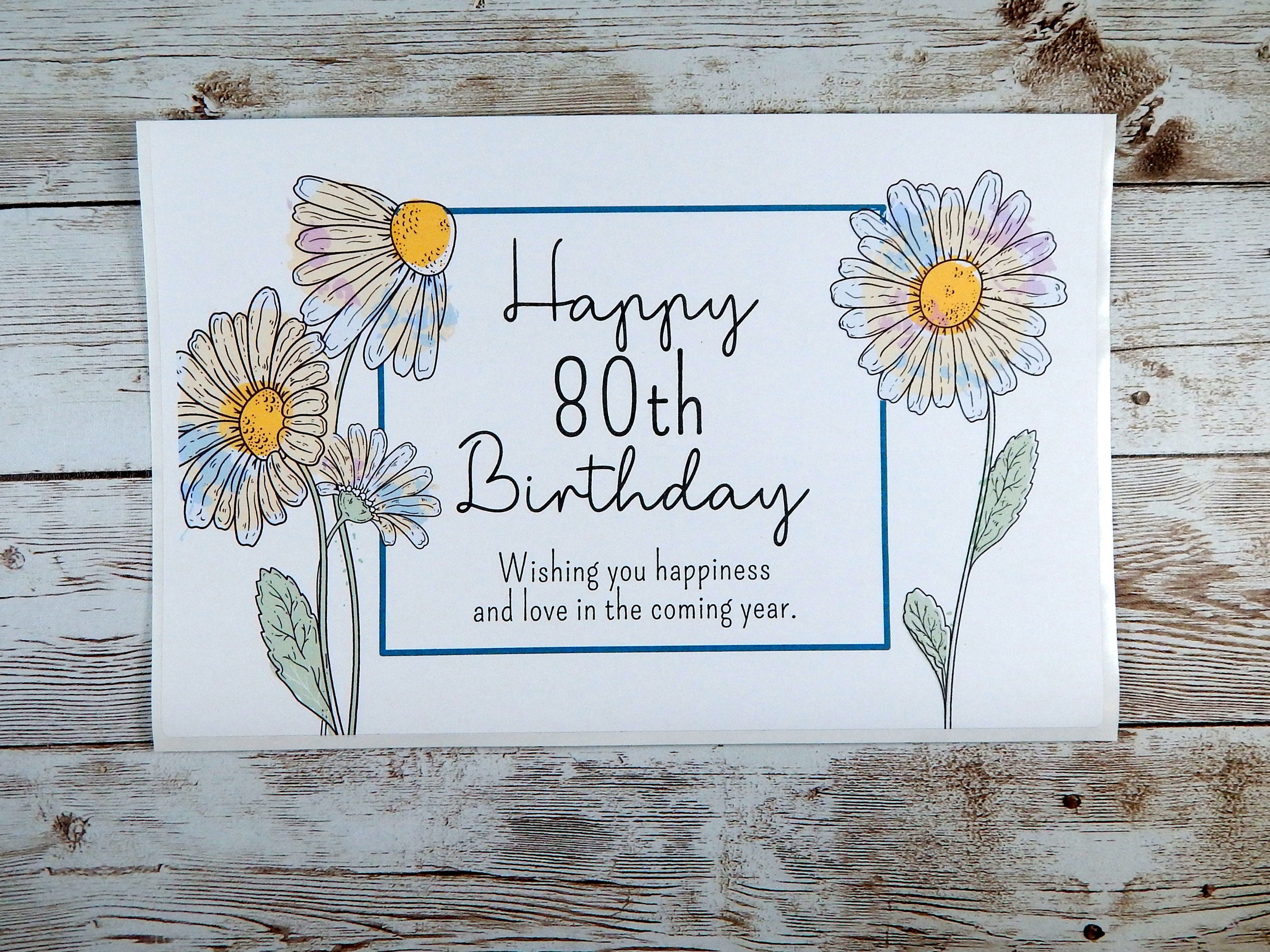 Personalized 80th Birthday Gifts Birthday Gift Basket for Etsy