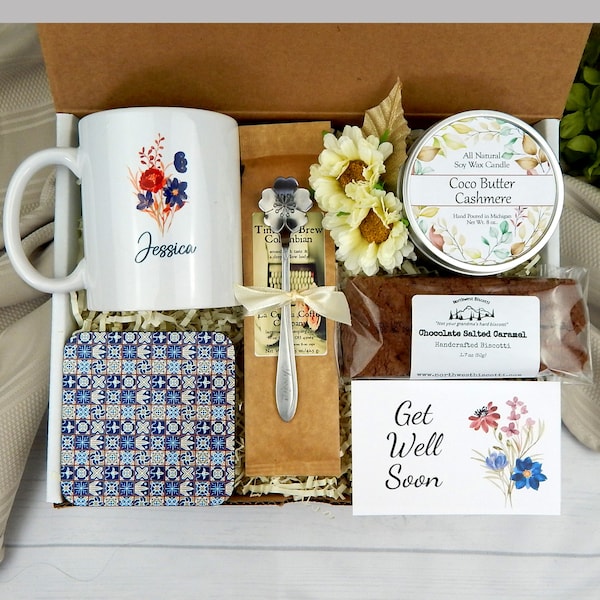 Get Well Soon Care Package - Sick Friend Care Package - Gell Well Gift Box - Healing Gift Box