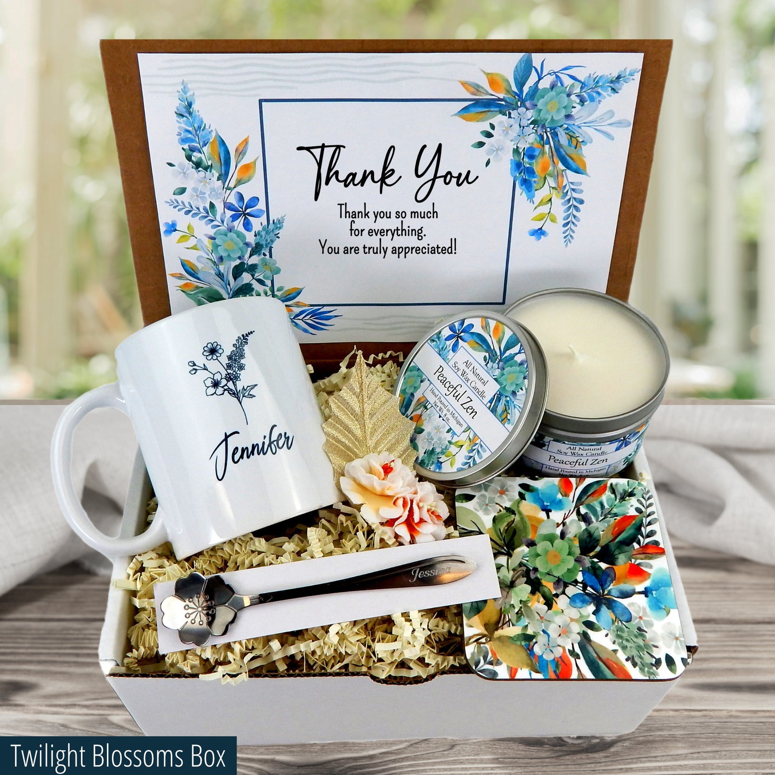 Personalized Thank You Gift Basket - Appreciation Gifts - Gift to Say ...