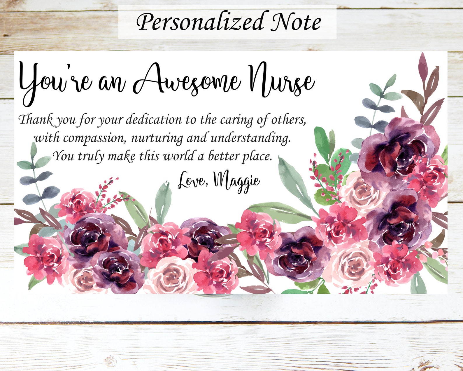 Nurse Appreciation Gift Thank You Gifts for Nurses Etsy