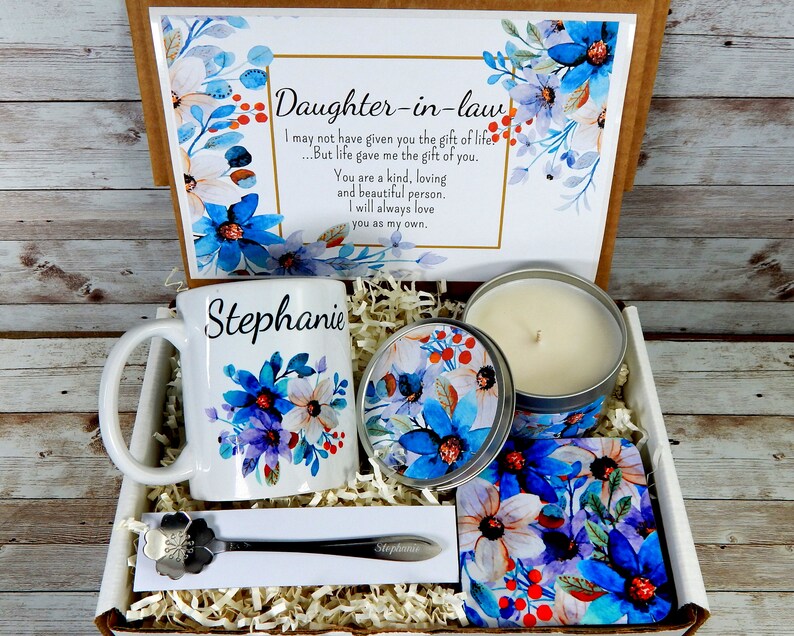 Personalized Daughter in Law Gift Basket With Coffee Mug Etsy