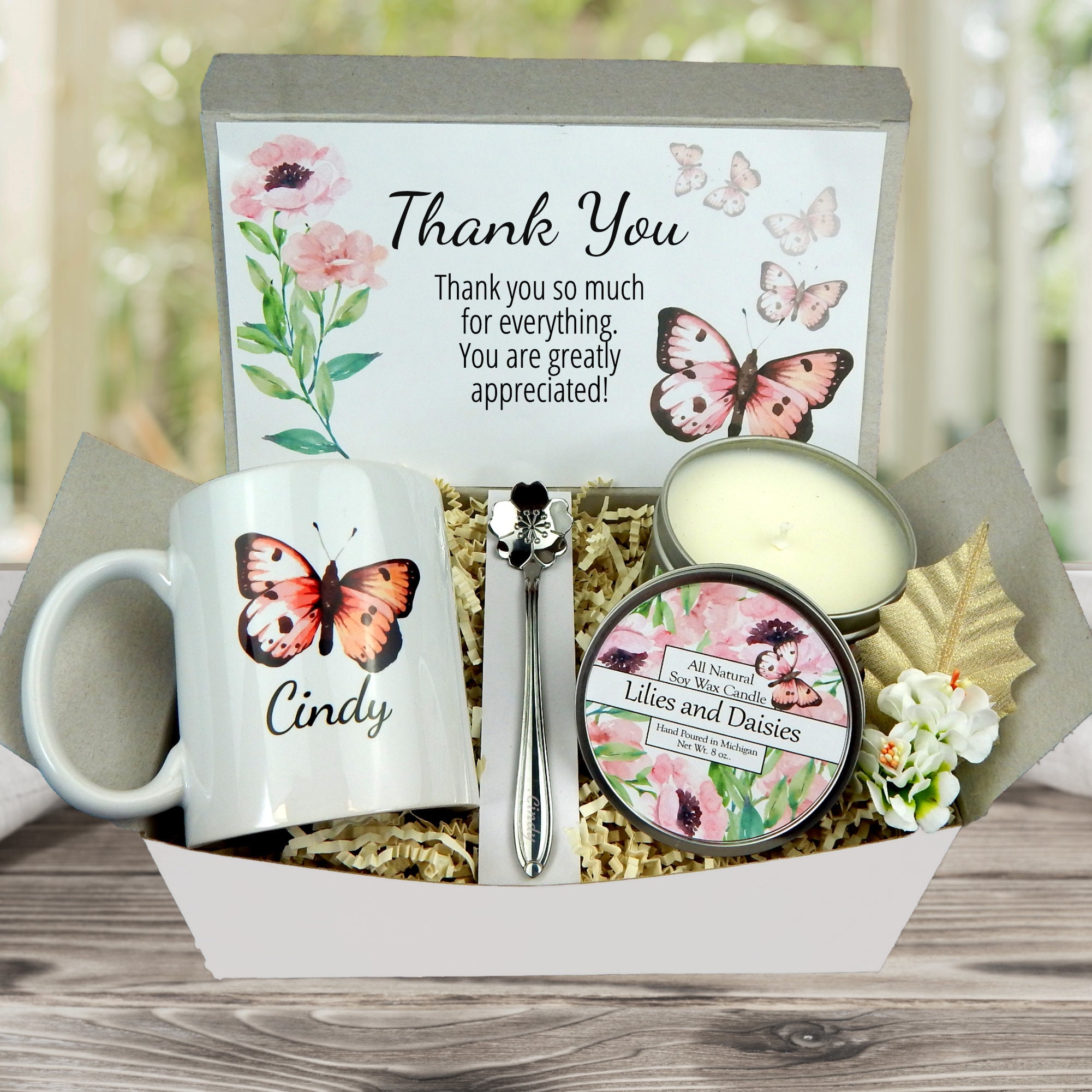 Thank You Gift - Thank You Gifts for Women - Appreciation Gift Basket ...