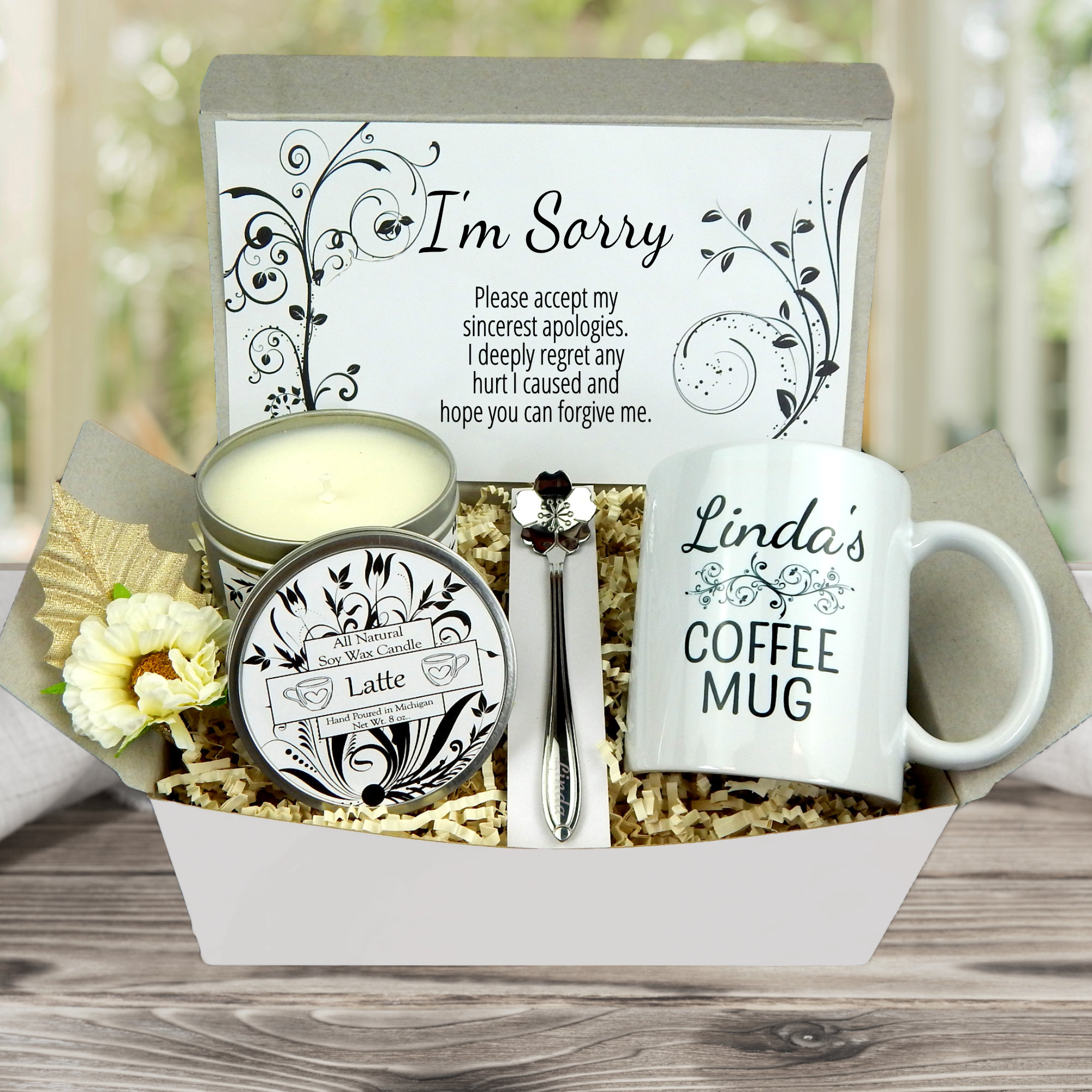 I'm Sorry Gift - Gift to Apologize - Apology Gift Basket - Thoughtful ...