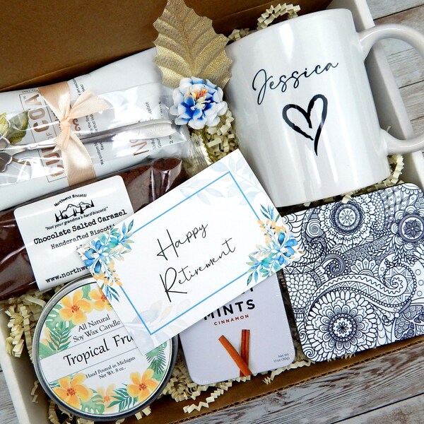Retirement Gift Basket Etsy