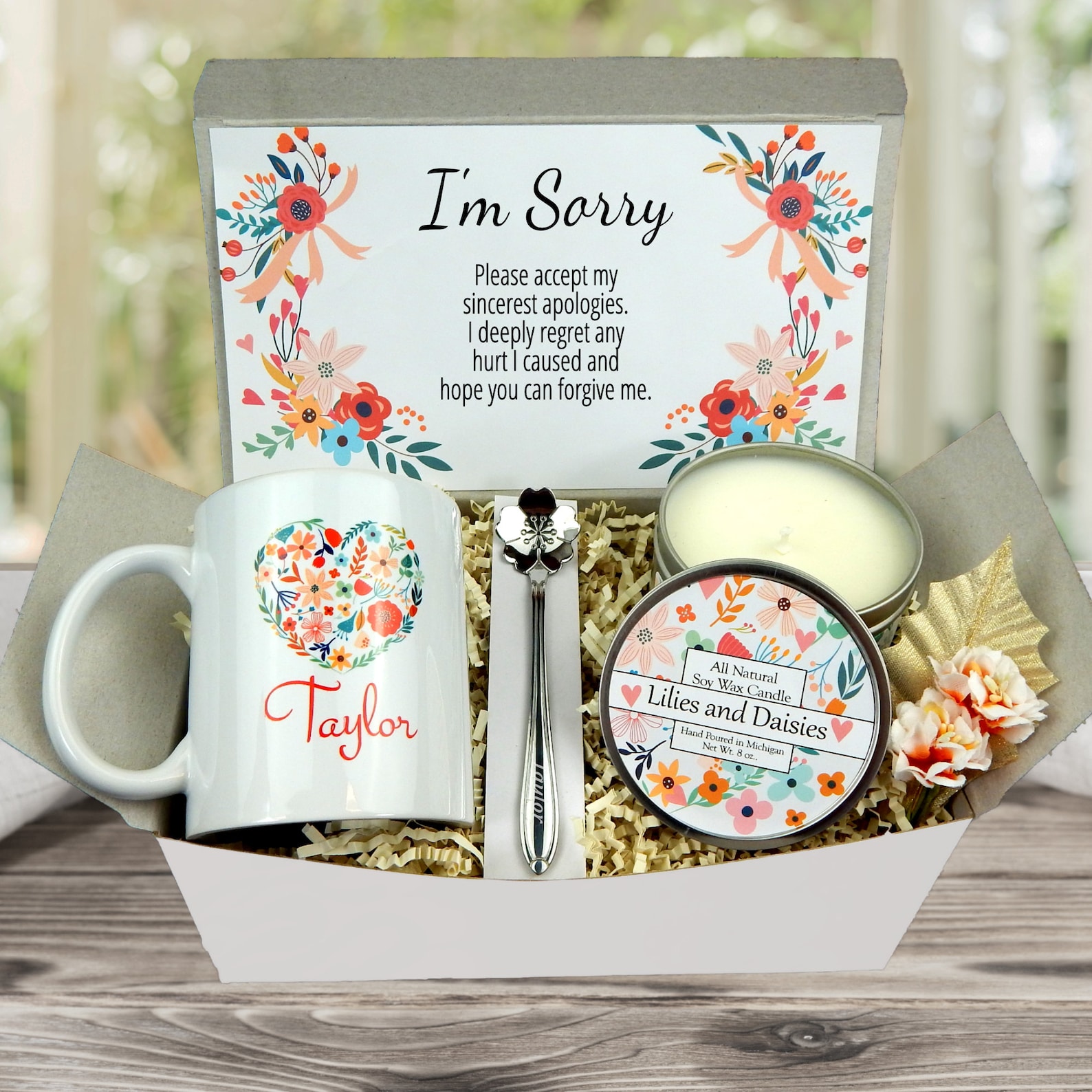I'm Sorry Gift - Gift to Apologize - Apology Gift Basket - Thoughtful ...
