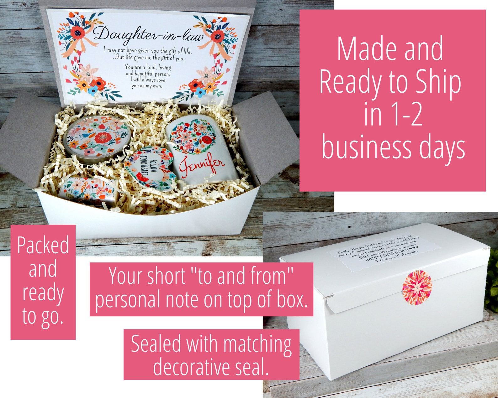 Gift Set For Daughter In Law Birthday Gifts For Etsy