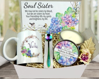 Best Friend Gift Basket - Soul Sister Gift Box - Birthday Gift for Friend - Gift Basket For Best Friend - Christmas Gift For Best Friend