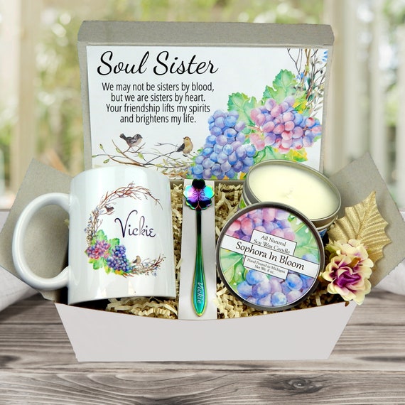 Best Friend Gift Basket - Soul Sister Gift Box - Birthday Gift for