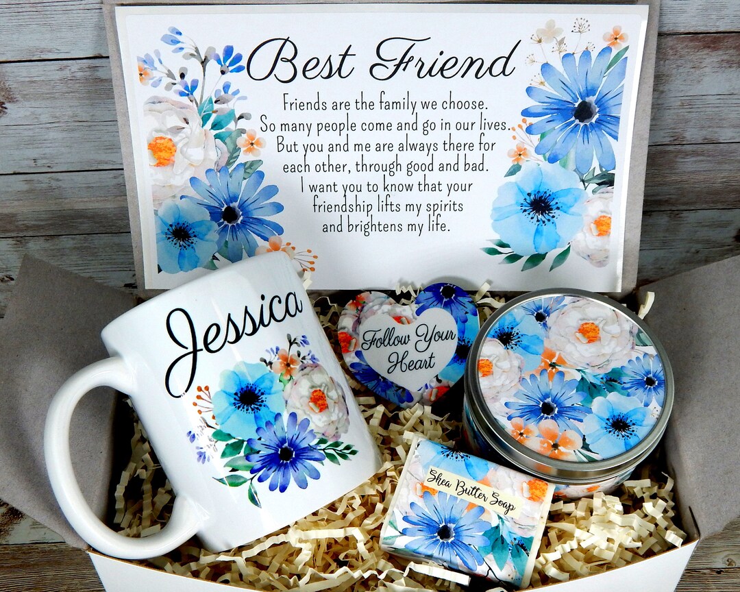 Best Friend Gift Basket Birthday Gift to Send to Friend Etsy