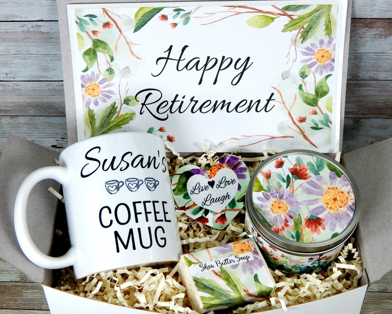 Gift Basket for Retirement Retirement Personalized Coffee Etsy