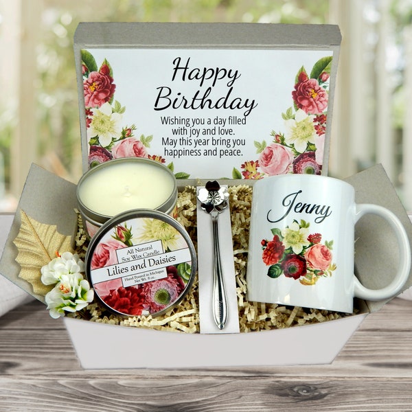Personalized Birthday Gifts For Her - Unique Birthday Gifts - Birthday Present - Birthday Wishes - Best Birthday Gift Basket - Birthday Idea