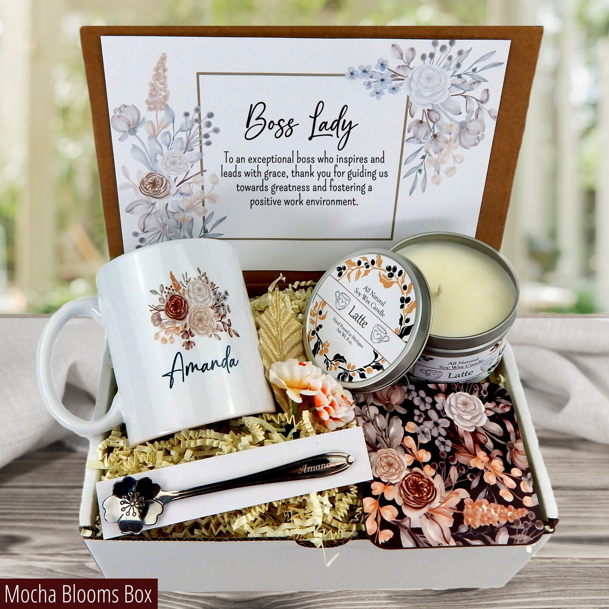 Personalized Boss Lady Gift Set Bosses Day Gift For Best Boss Gift Personalized Boss Lady Gift Set Bosses Day Gift For Best Boss Gift