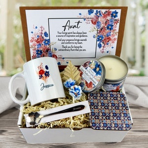 Gift for Aunt - Personalized Birthday Gift For Aunt - Gift to Celebrate Aunt - Custom Gift from Niece or Nephew - Christmas Gift for Auntie