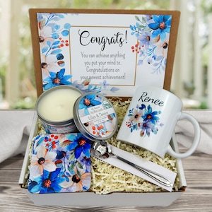 Personalized Congrats Gift with Coffee Mug - Gifts for Congratulating - New Job Gift - Graduation Gift - Promotion Gift - Achievement Gift