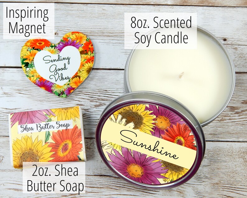 Sunshine Gift Box Brighten Your Day Personalized Sunshine Etsy