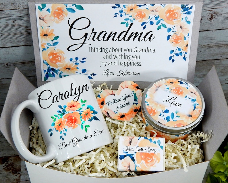 Grandma Gift Basket Birthday Gift for Grandma Grandmother Etsy