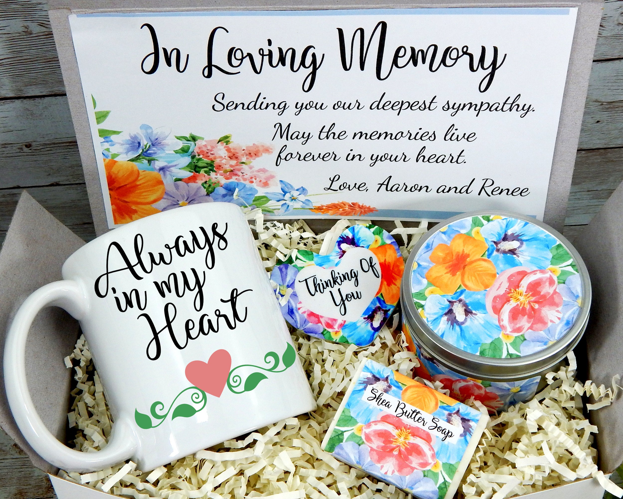Sympathy Gift Box in Loving Memory Gift Box Loss of Mom Etsy