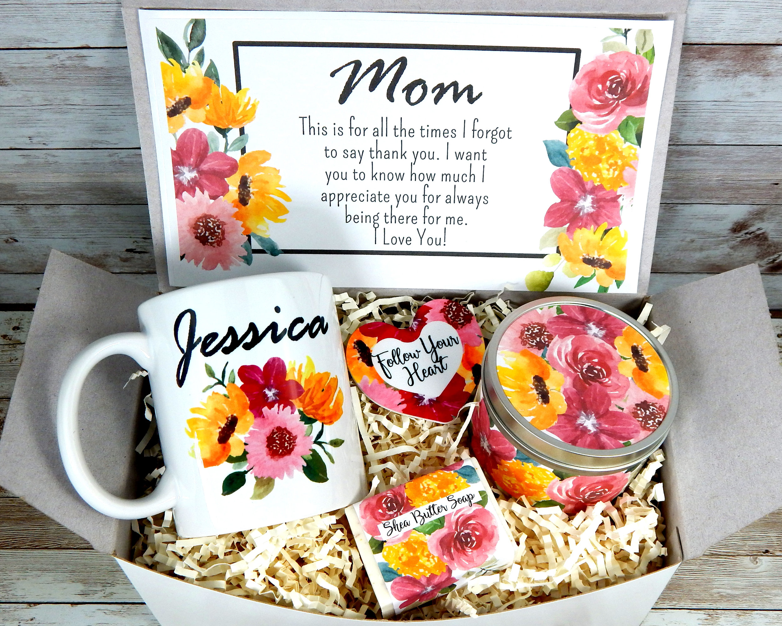Gift Basket for Mom Meaningful Gifts For Mom Mothers Day Etsy