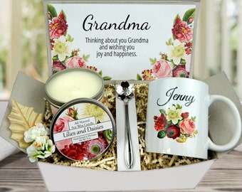 Gift for Grandma - Grandmother Gift Box - Nana Gifts - Personalized Grandma Mug - Christmas, Birthday, Mothers Day Gift