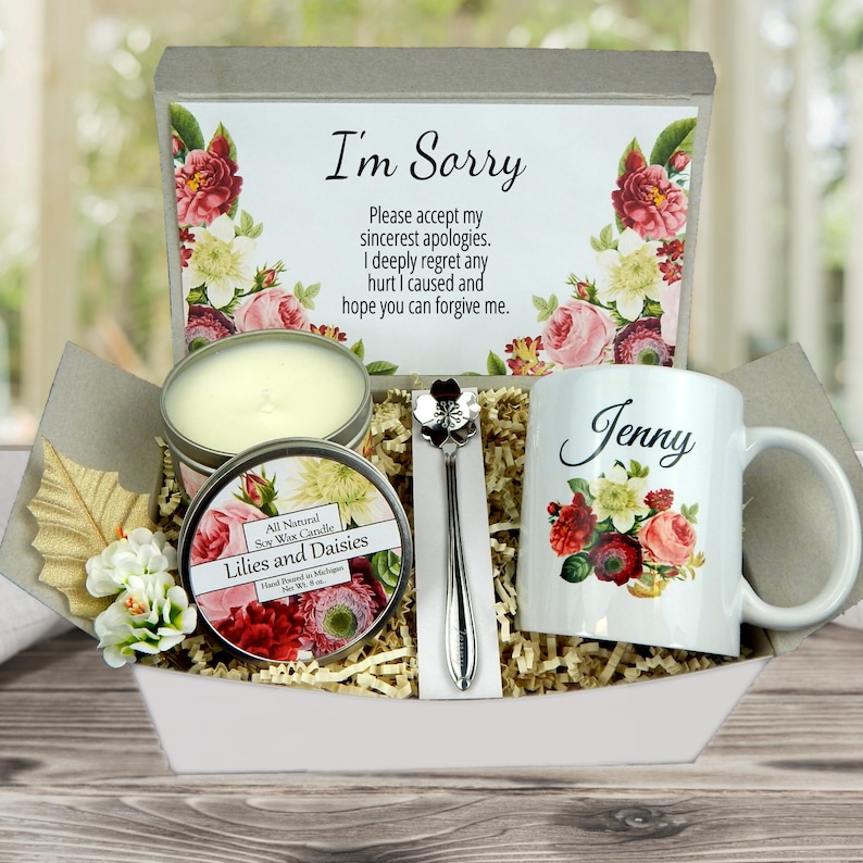 I'm Sorry Gift - Gift to Apologize - Apology Gift Basket - Thoughtful ...