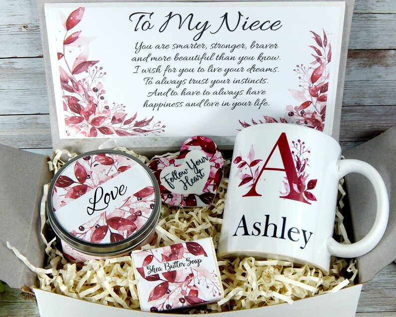 Personalized Gift Basket for Niece Niece Gifts From Aunt Etsy