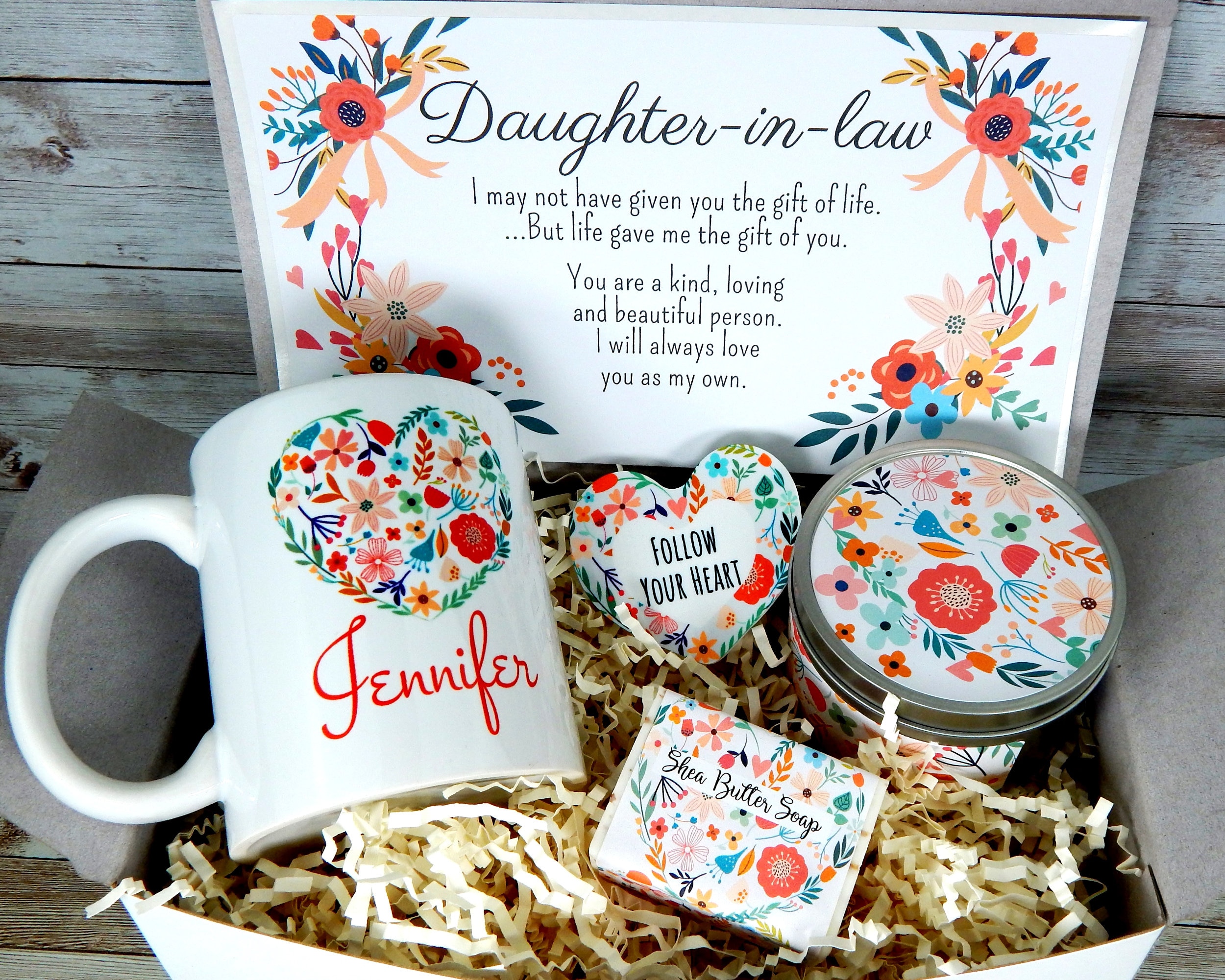 Gift Set for Daughter in Law Birthday Gifts for Etsy UK